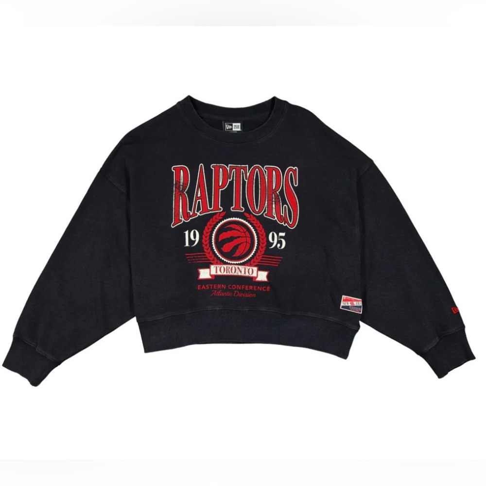 Toronto Raptors black crewneck sweatshirt. Only worn once!